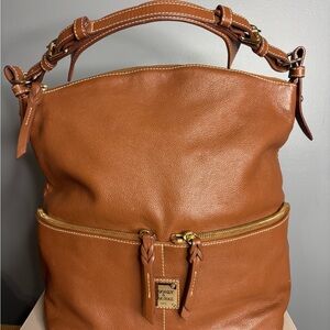 Dooney & Bourke Brown Leather Shoulder Bag